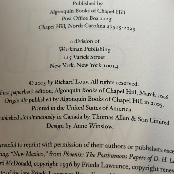 Mindful Parenting Book | Last Child in the Woods by Richard Louv | Nature Connec - Picture 5 of 5